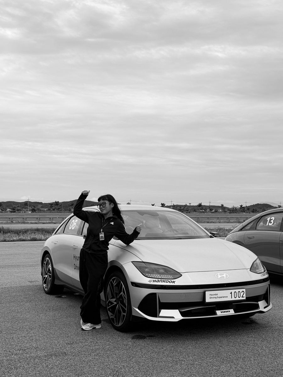 San Hong at Hyundai Driving Experience circuit